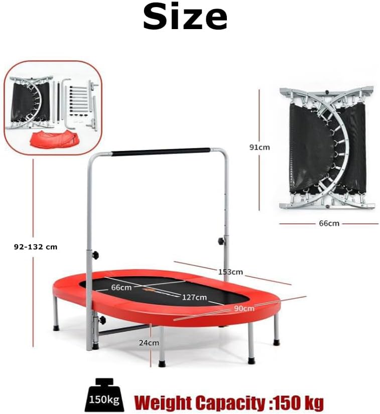 Komforta jump - Dětská zahradní trampolína s nastavitelným madlem