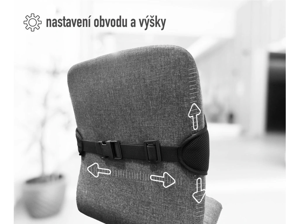 Ergonomický nafukovací polštář Dynasit ERGOLIFT - Modrý