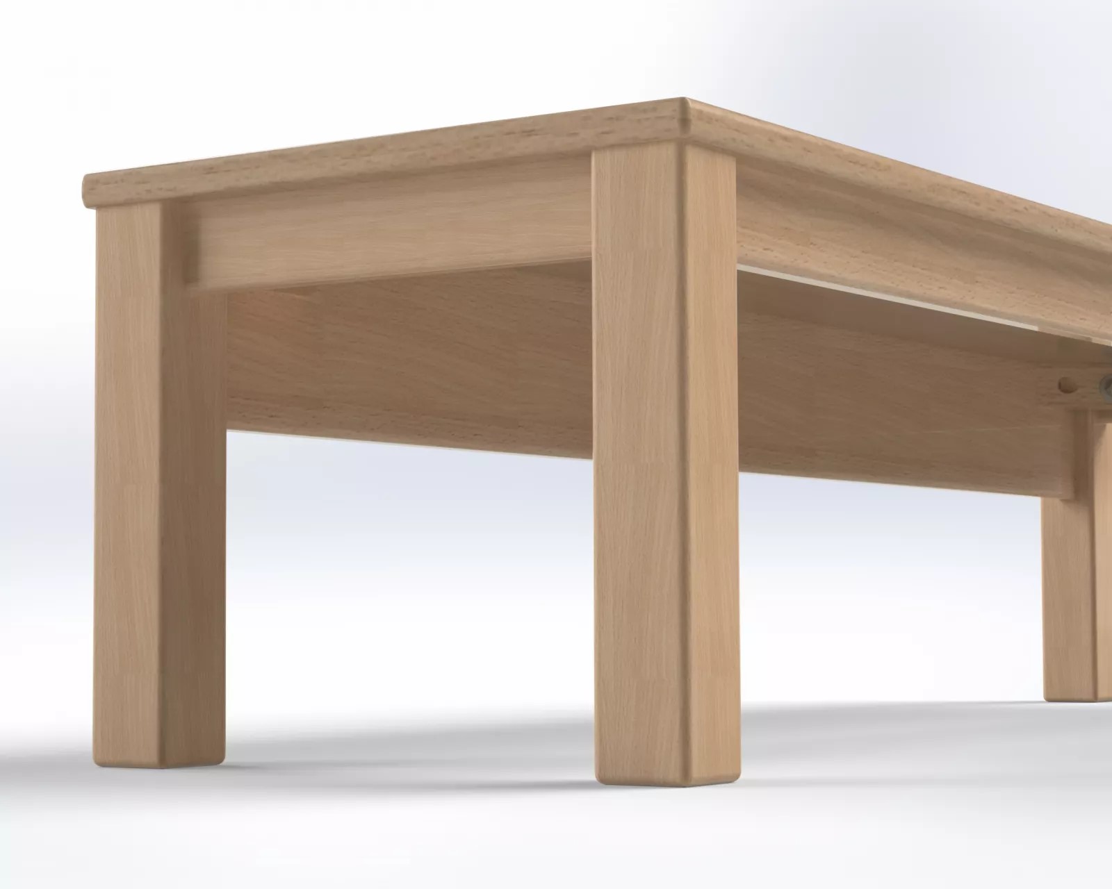 Lavička (prodloužený zadní lub) s umakartovým sedákem výšky 30 cm