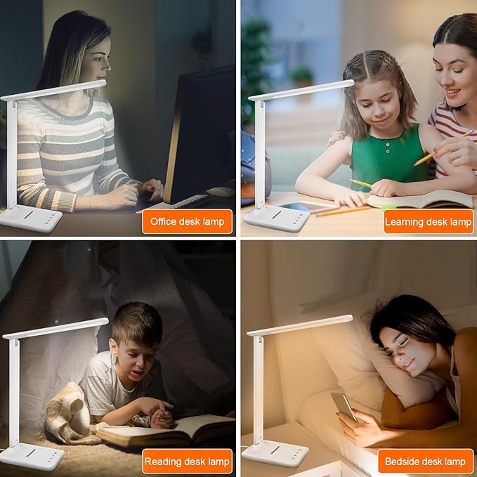 Kingma - Ergonomická stolní LED lampa stmívatelná s 5 barvami a 5 stupni jasu pro ochranu vašich očí