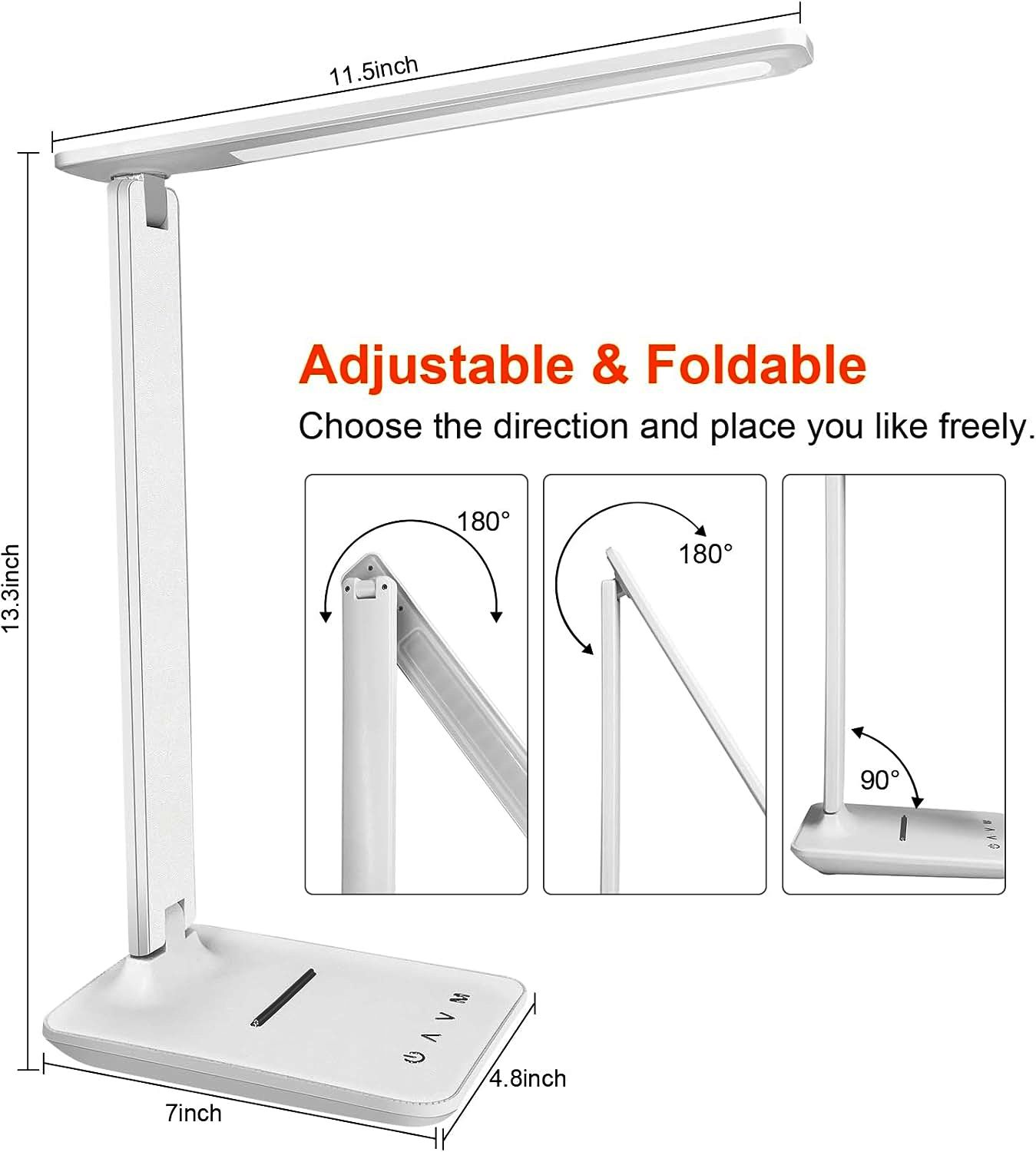 Kingma - Ergonomická stolní LED lampa stmívatelná s 5 barvami a 5 stupni jasu pro ochranu vašich očí