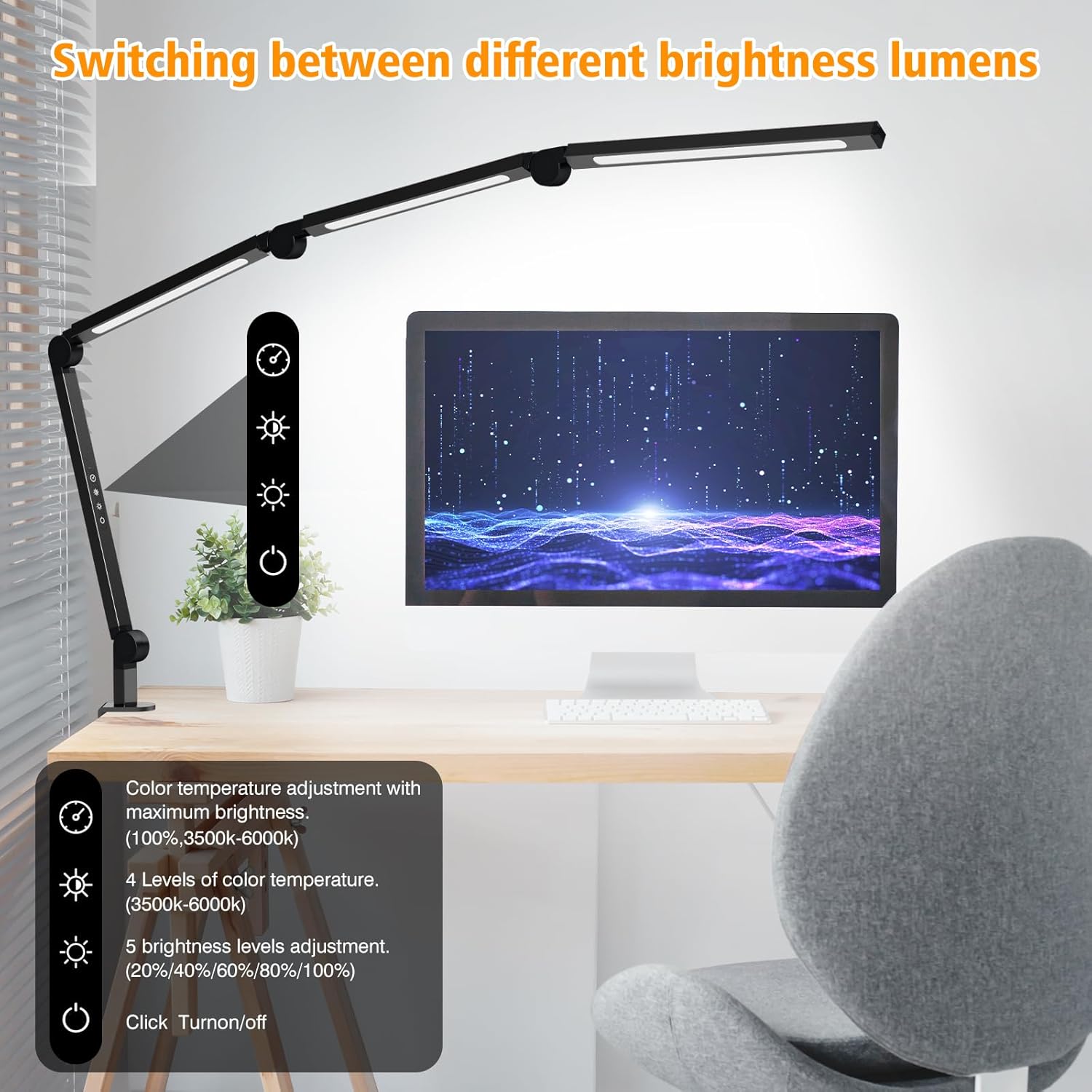 Altona - LED lampa víceúhelníková - flexibilní na 4 sekce, 3 světelné zdroje, 4 teploty barev a 5 stupňů jasu