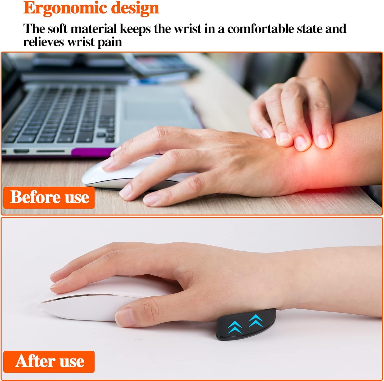 Sliver - ergonomicky tvarovaná podložka pod zápěstí
