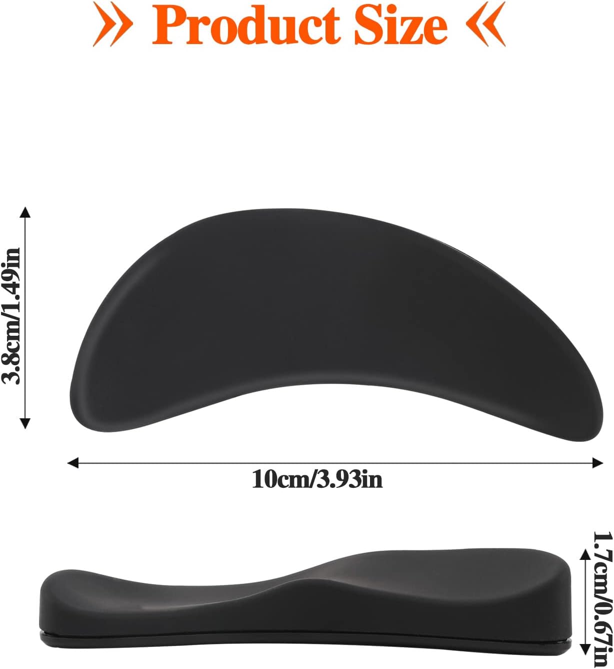 Sliver - ergonomicky tvarovaná podložka pod zápěstí