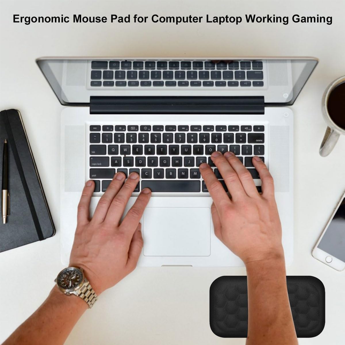 Ergonomická podložka s masírujícími drážkami a výplní z paměťové pěny