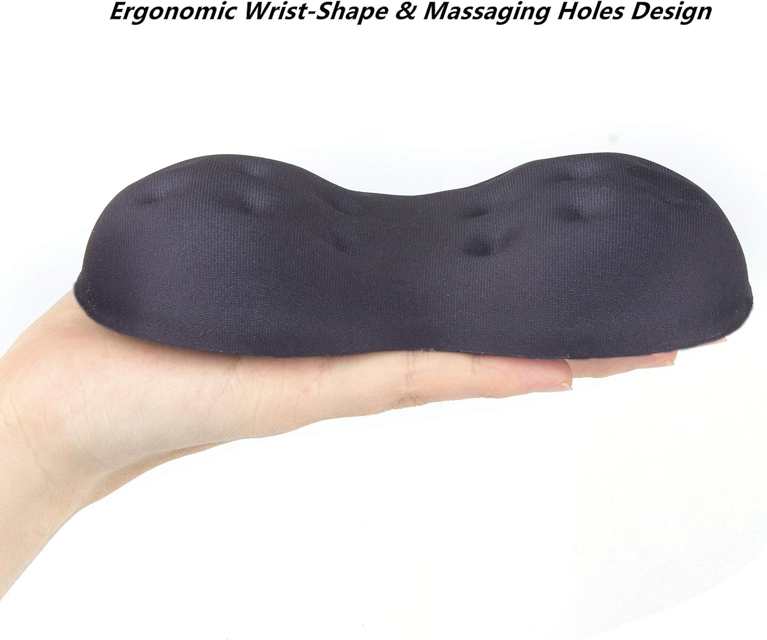 Brila Deluxe - velká ergonomická podložka pod zápěstí  z paměťové pěny