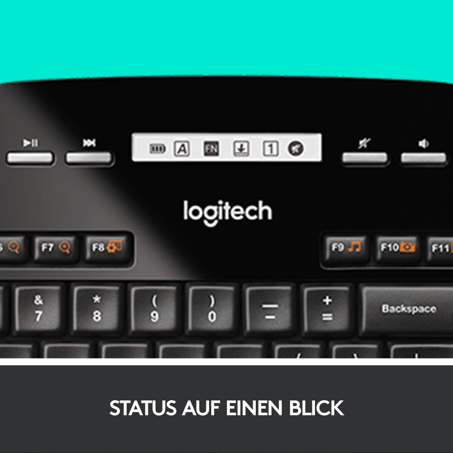 Logitech - ergonomická bezdrátová myš s klávesnicí a podložkou zápěstí