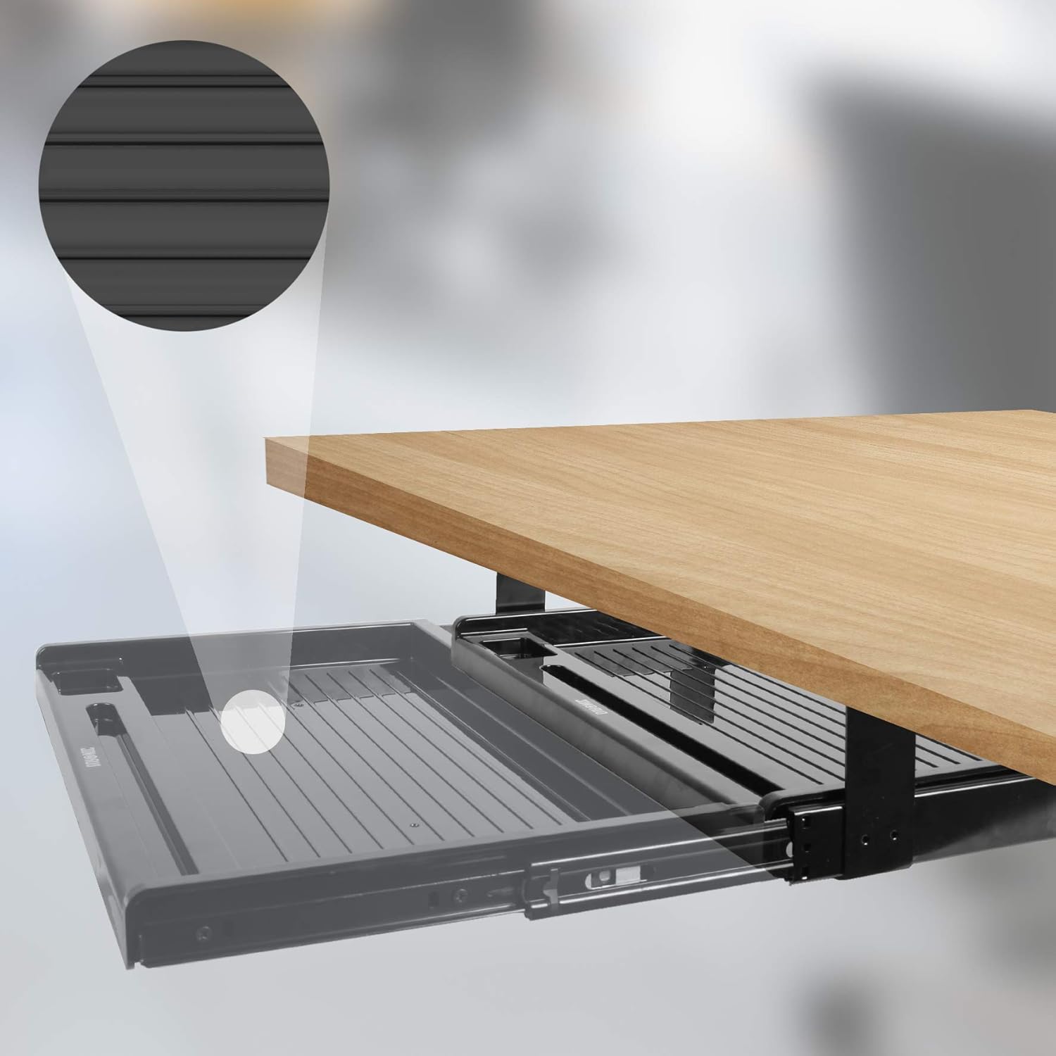 Duronic - výsuvná zásuvka na klávesnici, myš nebo tablet