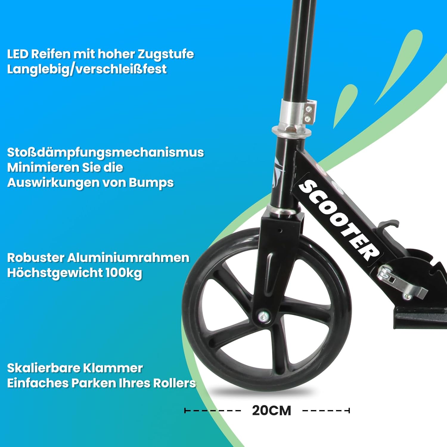 Boomta - Dětská koloběžka výškově nastavitelná pro děti od 5 let