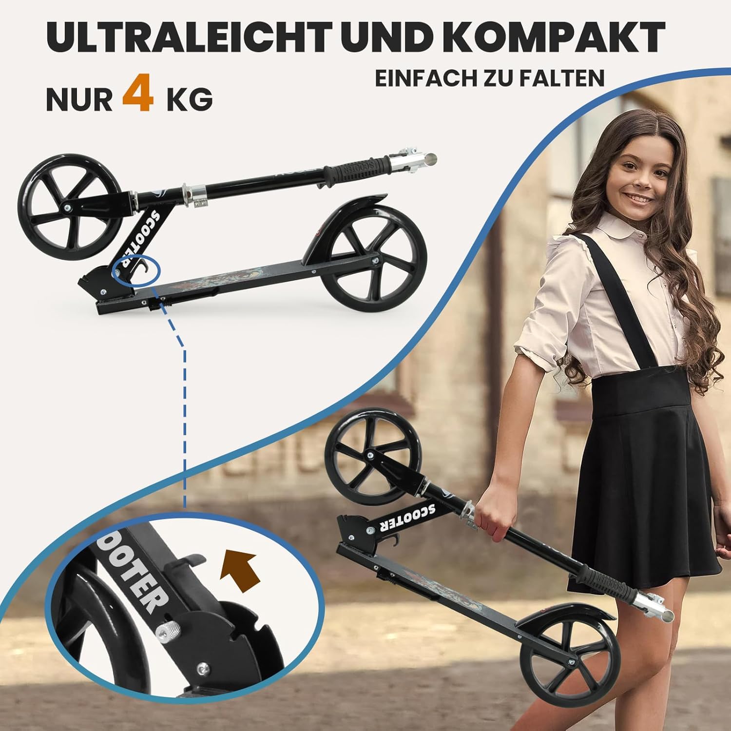 Boomta - Dětská koloběžka výškově nastavitelná pro děti od 5 let