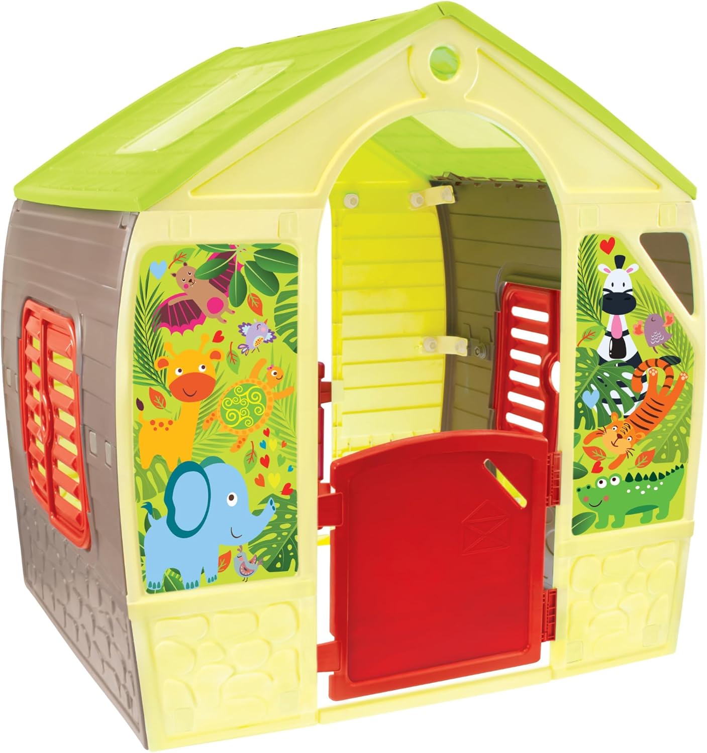 Mctoys - Domeček pro děti na zahradu se zvířecími motivy