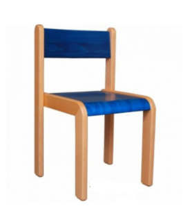 Školní dětská židle polo-mořená modrá ( velikost : 26,30,34,38cm )