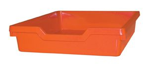 Dětský plastový úložný box zásuvka Single - oranžová