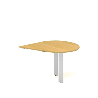 Jednací prvek ALFA 200 Round včetně nohou 120 cm, pravý