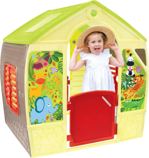 Mctoys - Domeček pro děti na zahradu se zvířecími motivy
