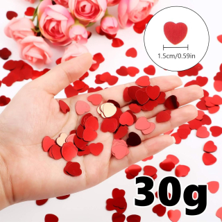 Konfety ve tvaru srdce na Valentýna - 2000 kusů