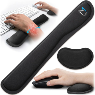 Mata - sada ergonomických gelových podložek před klávesnici a myš