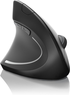 CSL - ergonomická vertikální myš pro leváky - bezdrátová